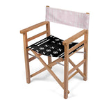 Duality Home, Pink & Black Mudcloth, Outdoor, Director's Chair