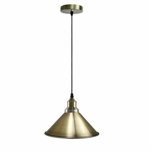 Industrial Vintage single ceiling Pendant Lighting Metal cone Green