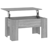 vidaXL Coffee Table Gray Sonoma 31.1"x19.3"x16.1" Engineered Wood