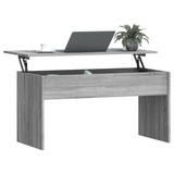 vidaXL Coffee Table Gray Sonoma 40.2"x19.9"x20.7" Engineered Wood