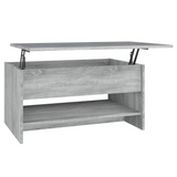 vidaXL Coffee Table Gray Sonoma 31.5"x19.7"x15.7" Engineered Wood