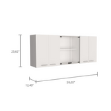 Olimpo 150 Wall Cabinet With Glass