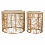 Side table DKD Home Decor 8424001811212 63 x 63 x 52 cm Natural