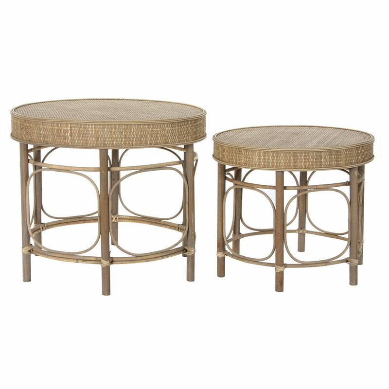 Side table DKD Home Decor 61 x 61 x 52 cm Natural Wood