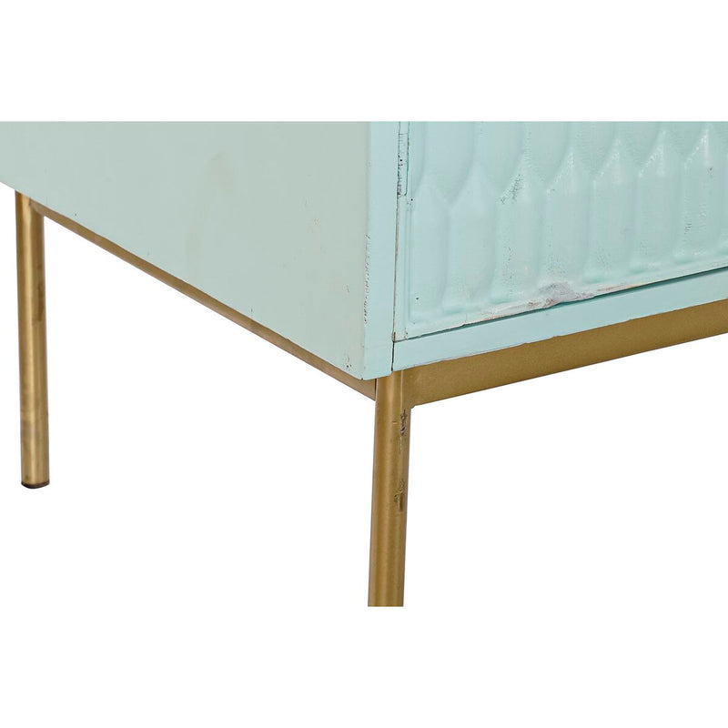 Sideboard DKD Home Decor Metal Wood Turquoise (180 x 51 x 83 cm)