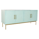 Sideboard DKD Home Decor Metal Wood Turquoise (180 x 51 x 83 cm)