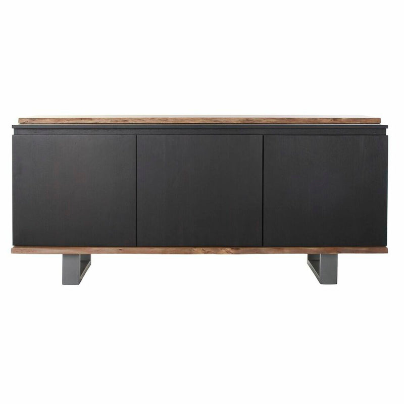 Sideboard DKD Home Decor   Black 160 x 42 x 72 cm Brown Mango wood