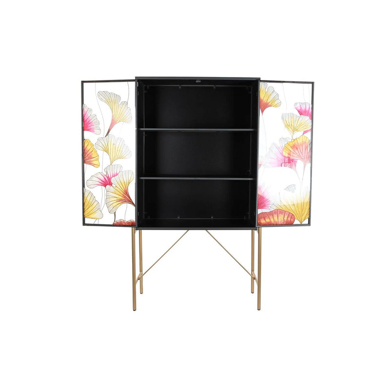 Sideboard DKD Home Decor 85 x 35 x 155 cm Crystal Black Pink Golden