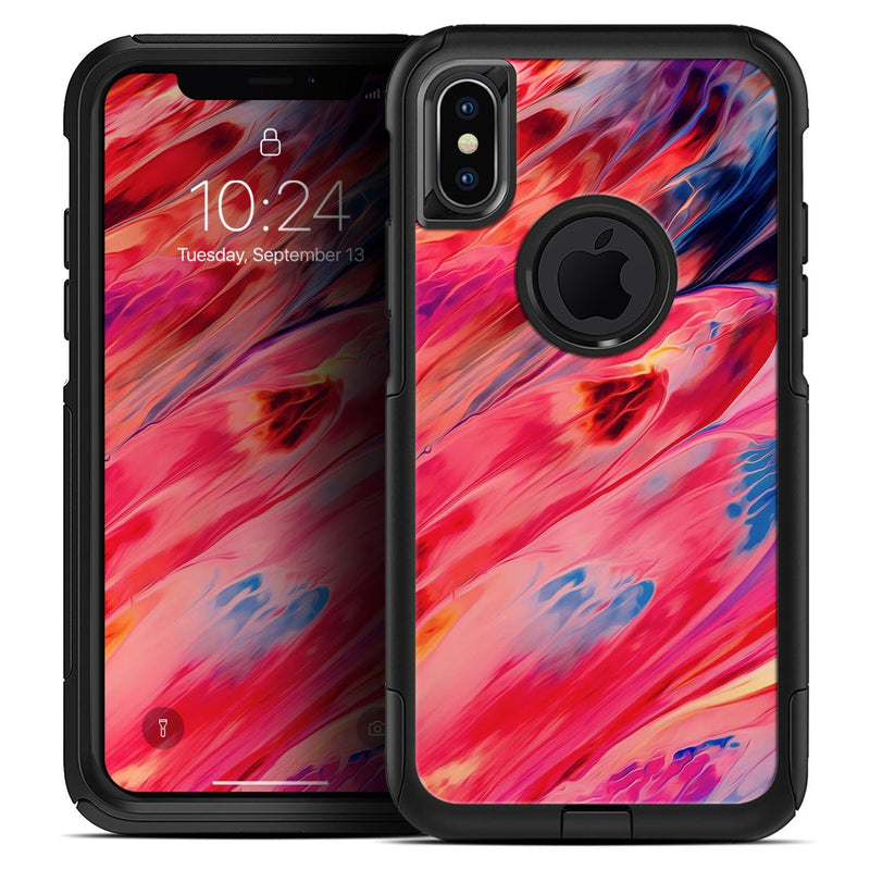 Blurred Abstract Flow V14 - Skin Kit for the iPhone OtterBox Cases