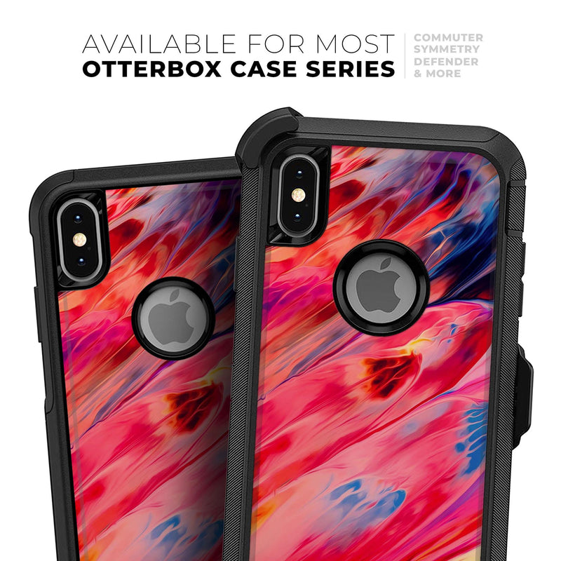 Blurred Abstract Flow V14 - Skin Kit for the iPhone OtterBox Cases