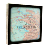 Philadelphia Map 5x5 Art Block