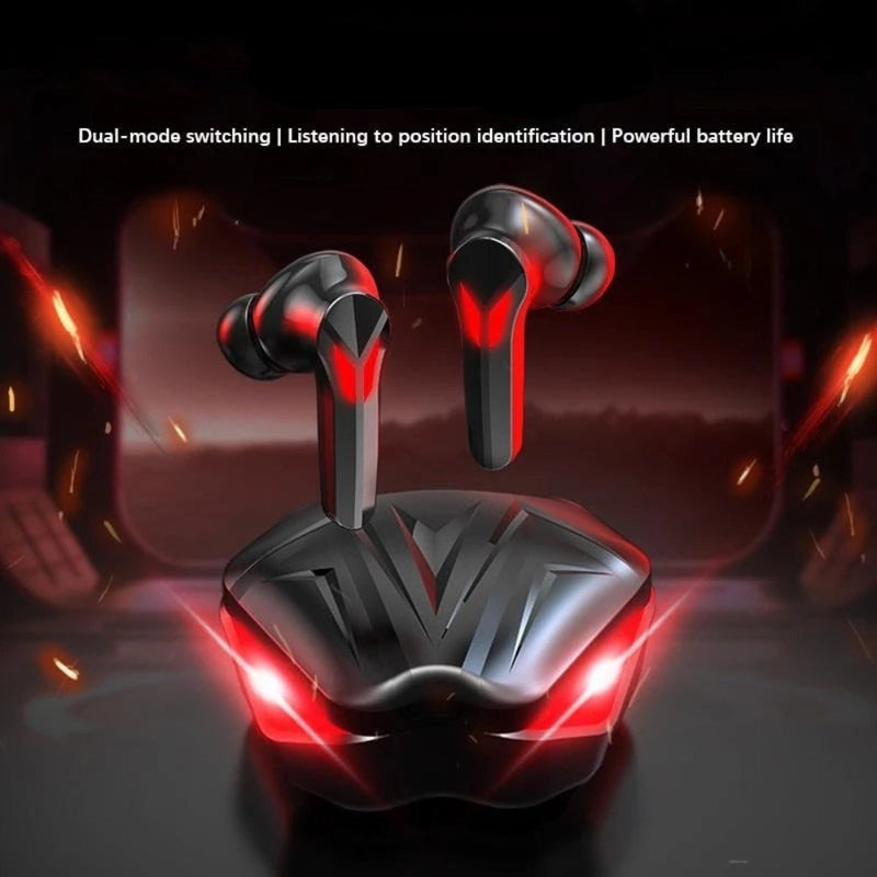 Dragon Red Flame Bluetooth Earbuds