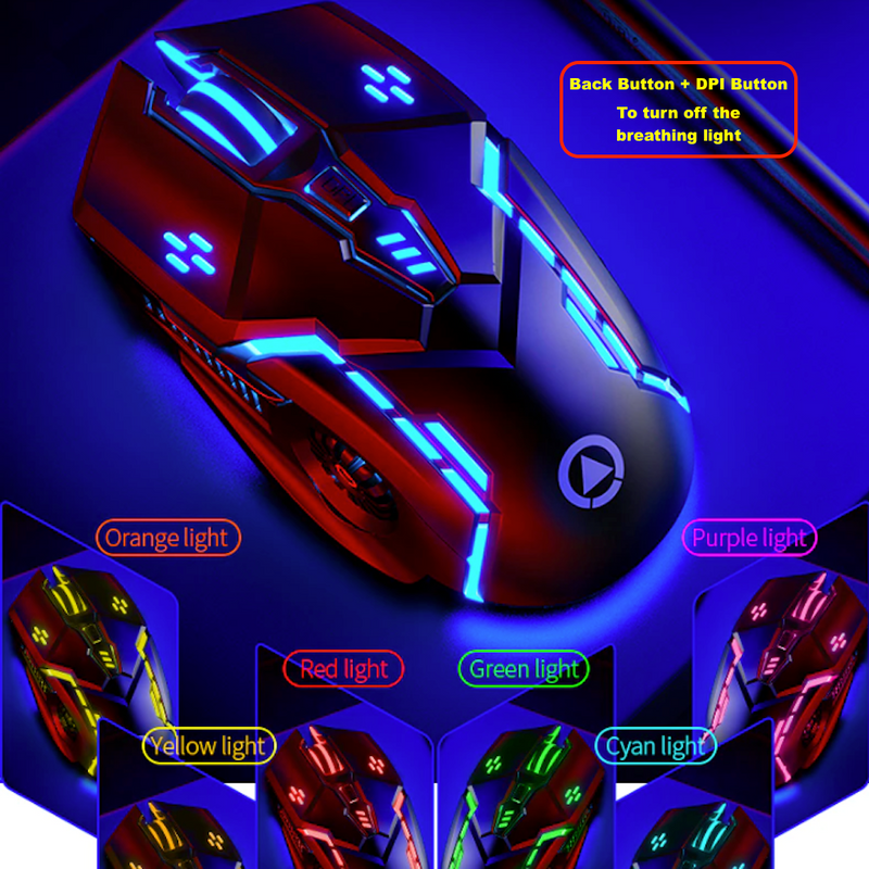 Dragon 6 Buttons 3200 DPI Gaming Mouse
