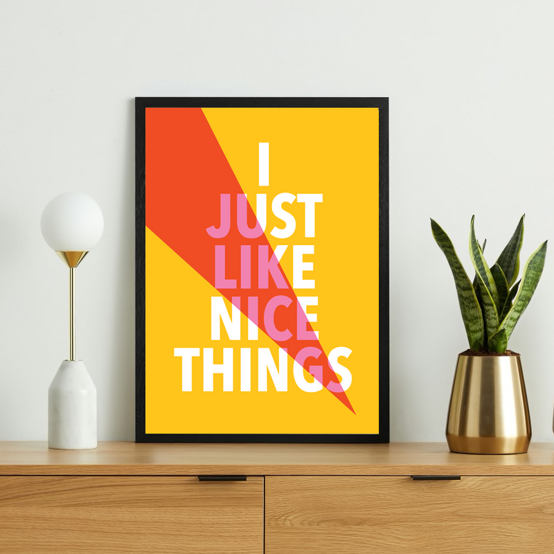 "I Just Like Nice Things"