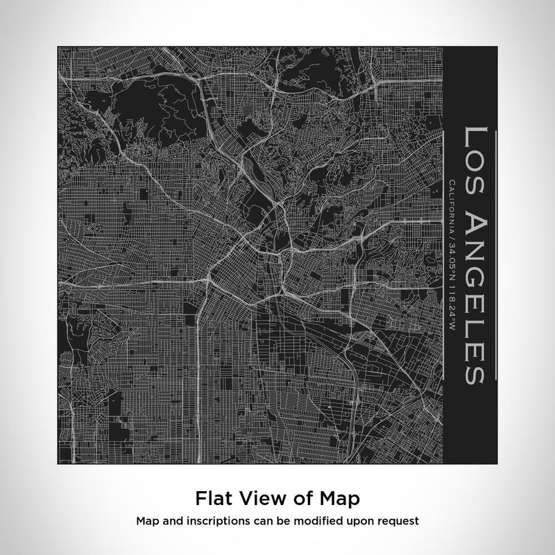 Los Angeles - California Map Tumbler in Matte Black